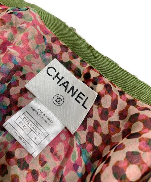 CHANEL（シャネル）CHANEL (シャネル) ツイードセットアップ ピンク サイズ:38の古着・服飾アイテム