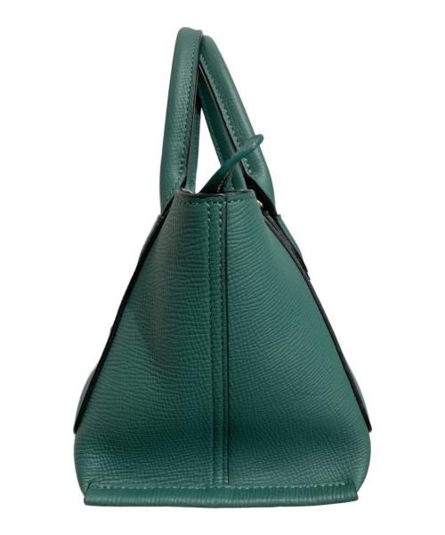 LONGCHAMP（ロンシャン）LONGCHAMP (ロンシャン) メールボックス トップハンドルバッグ グリーンの古着・服飾アイテム