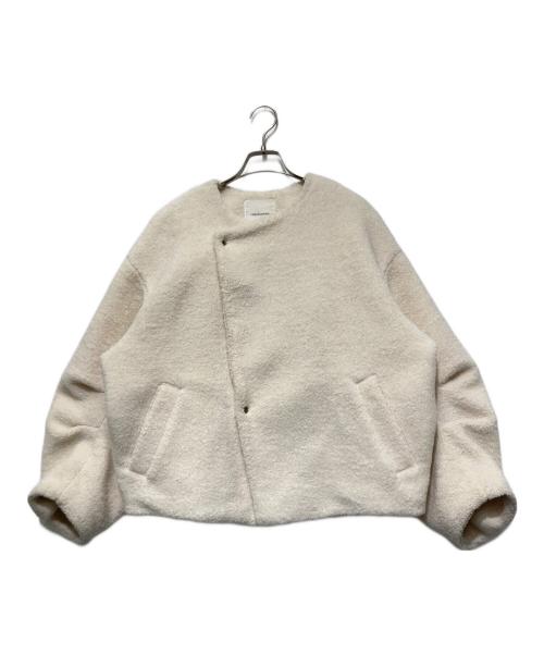 LAGUNA MOON（ラグナムーン）LAGUNA MOON (ラグナムーン) ボアブルゾン ホワイト サイズ:Freeの古着・服飾アイテム