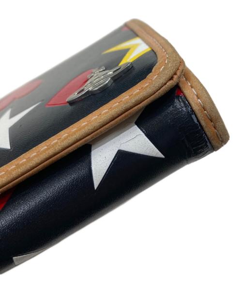 Vivienne Westwood（ヴィヴィアンウエストウッド）Vivienne Westwood (ヴィヴィアンウエストウッド) オーブハートレザーウォレット ブラウン×ブラックの古着・服飾アイテム