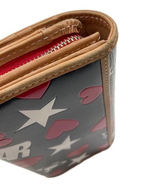 Vivienne Westwood（ヴィヴィアンウエストウッド）Vivienne Westwood (ヴィヴィアンウエストウッド) オーブハートレザーウォレット ブラウン×ブラックの古着・服飾アイテム