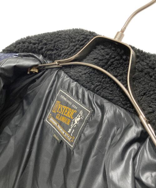 Hysteric Glamour（ヒステリックグラマー）Hysteric Glamour (ヒステリックグラマー) プリマロフト ナイロン タフタ スタンドカラージャケット ブラック サイズ:Mの古着・服飾アイテム