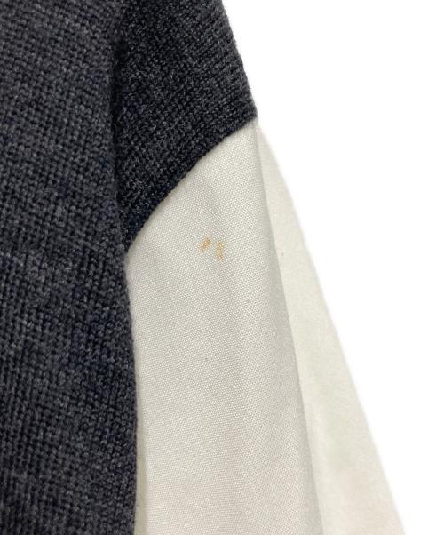 BRUNELLO CUCINELLI（ブルネロクチネリ）BRUNELLO CUCINELLI (ブルネロクチネリ) カシミヤ混ドッキングワンピース ブラック サイズ:Sの古着・服飾アイテム