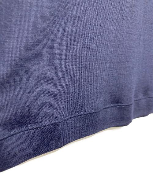 BRUNELLO CUCINELLI（ブルネロクチネリ）BRUNELLO CUCINELLI (ブルネロクチネリ) ニットシャツ ネイビー サイズ:Sの古着・服飾アイテム