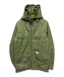 WTAPS（ダブルタップス）の古着「SHERPA JACKET / FIELD NYLON TAFFETA 3LAYER」｜カーキ