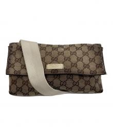 GUCCI（グッチ）の古着「GG柄ボディーバッグ」｜ベージュ