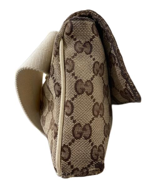 GUCCI（グッチ）GUCCI (グッチ) GG柄ボディーバッグ ベージュの古着・服飾アイテム