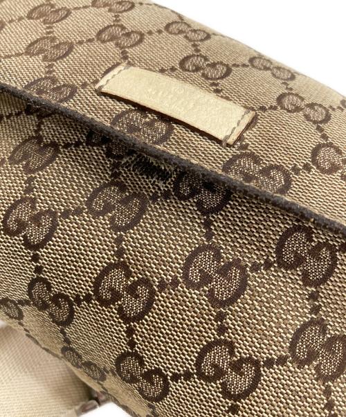 GUCCI（グッチ）GUCCI (グッチ) GG柄ボディーバッグ ベージュの古着・服飾アイテム