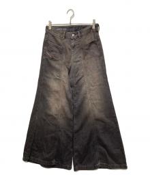 DIESEL（ディーゼル）の古着「Flare Jeans D-Akii/バギーデニム/フレアデニム」｜ブラック