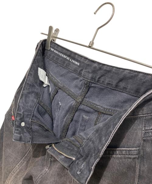 DIESEL（ディーゼル）DIESEL (ディーゼル) Flare Jeans D-Akii/バギーデニム/フレアデニム ブラック サイズ:W25の古着・服飾アイテム