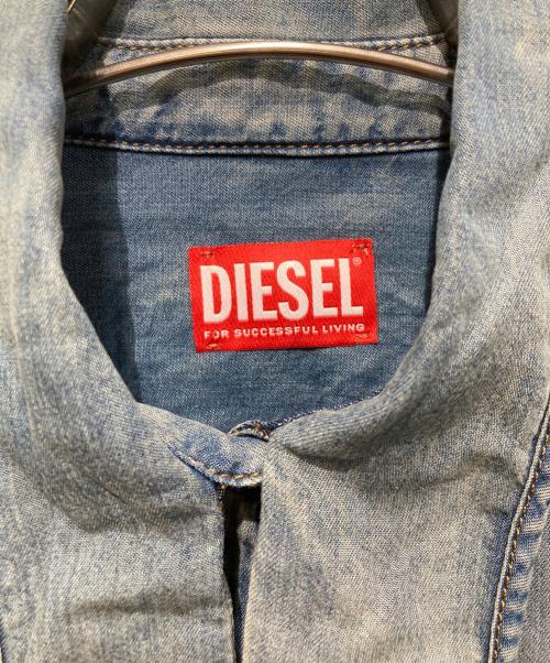 DIESEL（ディーゼル）DIESEL (ディーゼル) DE-ARVEN-S1/デニムシャツ インディゴ サイズ:XSの古着・服飾アイテム