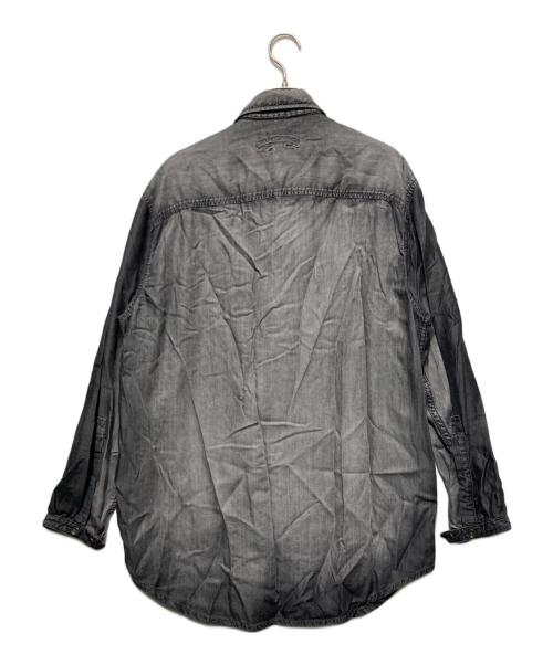 DIESEL（ディーゼル）DIESEL (ディーゼル) デニムシャツ ブラック サイズ:XSの古着・服飾アイテム