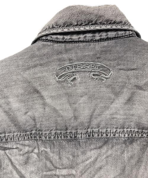 DIESEL（ディーゼル）DIESEL (ディーゼル) デニムシャツ ブラック サイズ:XSの古着・服飾アイテム