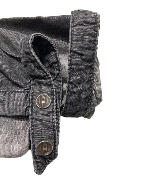 DIESEL（ディーゼル）DIESEL (ディーゼル) デニムシャツ ブラック サイズ:XSの古着・服飾アイテム