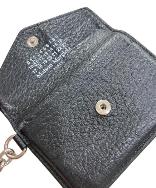 Maison Margiela（メゾンマルジェラ）Maison Margiela (メゾンマルジェラ) キーリング付きカードケース ブラックの古着・服飾アイテム
