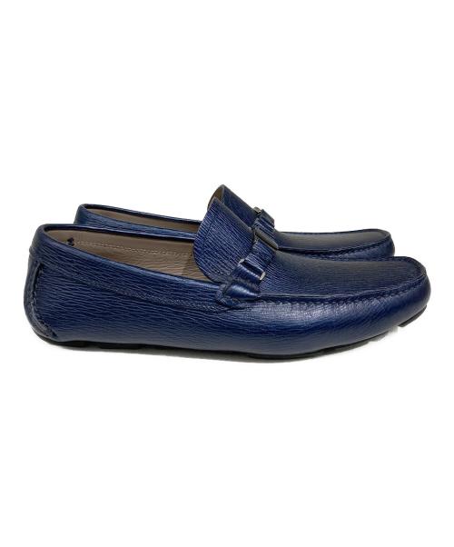Salvatore Ferragamo（サルヴァトーレ フェラガモ）Salvatore Ferragamo (サルヴァトーレ フェラガモ) ドライビングシューズ ネイビー サイズ:6 1/2の古着・服飾アイテム