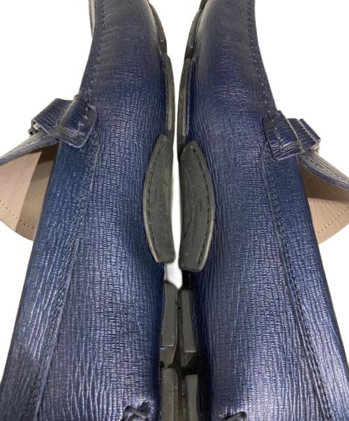 Salvatore Ferragamo（サルヴァトーレ フェラガモ）Salvatore Ferragamo (サルヴァトーレ フェラガモ) ドライビングシューズ ネイビー サイズ:6 1/2の古着・服飾アイテム