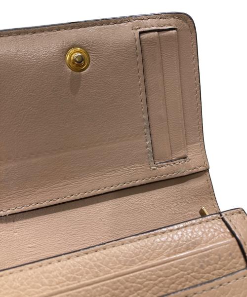 MULBERRY（マルベリー）MULBERRY (マルベリー) Small Continental French Purse ピンクの古着・服飾アイテム