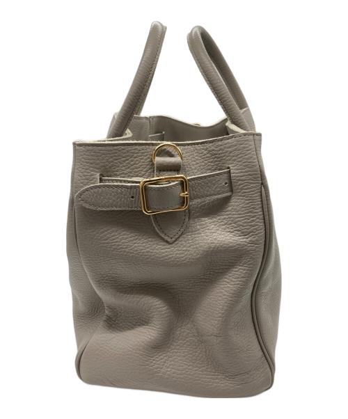 YOUNG & OLSEN The DRYGOODS STORE（ヤングアンドオルセン ザ ドライグッズストア）YOUNG & OLSEN The DRYGOODS STORE (ヤングアンドオルセン ザ ドライグッズストア) EMBOSSED LEATHER BELTED TOTES ベージュの古着・服飾アイテム