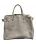 YOUNG & OLSEN The DRYGOODS STORE（ヤングアンドオルセン ザ ドライグッズストア）の古着「EMBOSSED LEATHER BELTED TOTES」｜ベージュ