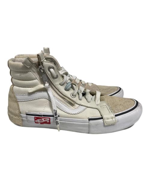 VANS（ヴァンズ）VANS (ヴァンズ) Sk8-Hi Cap LX ベージュ×ホワイト サイズ:26の古着・服飾アイテム