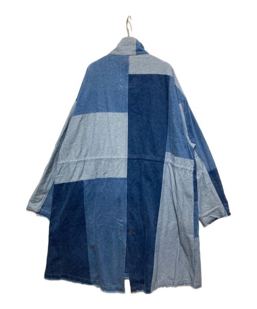 etsinta（エシンタ）etsinta (エシンタ) デニムパッチワークモッズコート ネイビー サイズ:1の古着・服飾アイテム