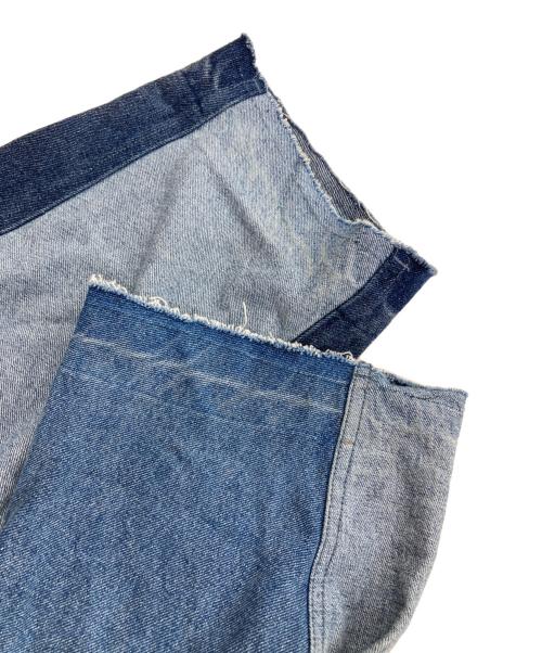 etsinta（エシンタ）etsinta (エシンタ) デニムパッチワークモッズコート ネイビー サイズ:1の古着・服飾アイテム