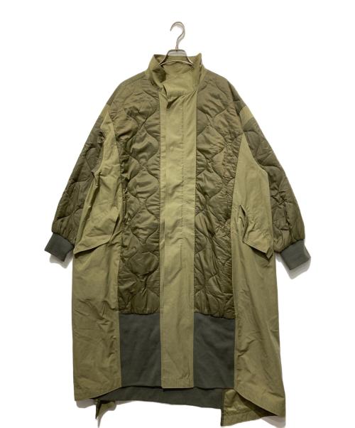 etsinta（エシンタ）etsinta (エシンタ) 切替マキシミリタリーコート オリーブ サイズ:1の古着・服飾アイテム