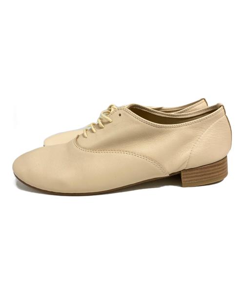 repetto（レペット）Repetto (レペット) Zizi Goatskin レースアップシューズ ベージュ サイズ:39 1/2の古着・服飾アイテム