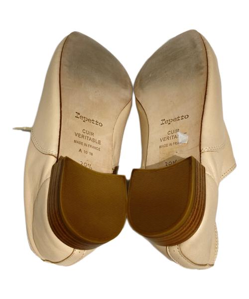 repetto（レペット）Repetto (レペット) Zizi Goatskin レースアップシューズ ベージュ サイズ:39 1/2の古着・服飾アイテム