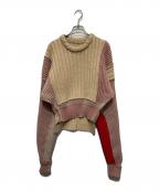 MM6 Maison Margielaエムエムシックスメゾンマルジェラ）の古着「22AW Sprist Sweater」｜ベージュ