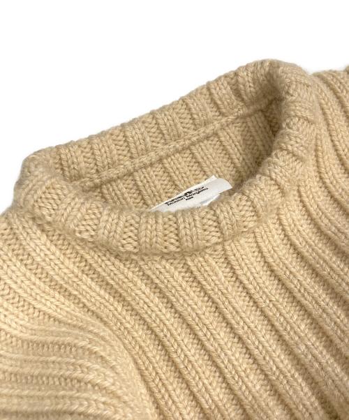 MM6 Maison Margiela（エムエムシックスメゾンマルジェラ）MM6 Maison Margiela (エムエムシックスメゾンマルジェラ) 22AW Sprist Sweater ベージュ サイズ:Mの古着・服飾アイテム