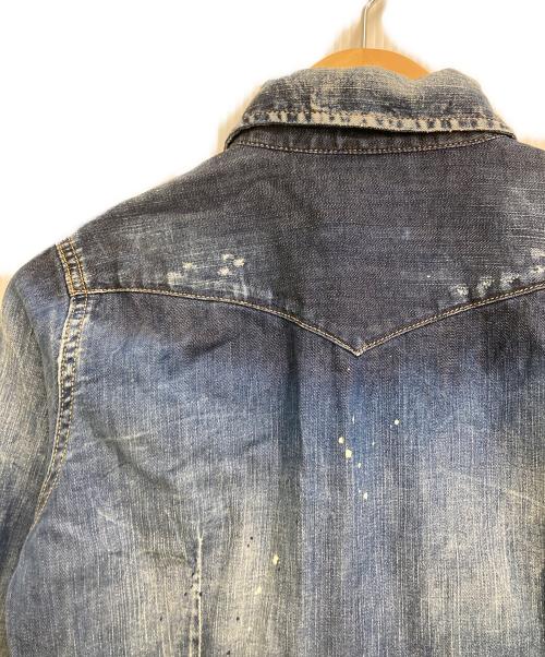DSQUARED2（ディースクエアード）DSQUARED2 (ディースクエアード) デニムシャツ インディゴ サイズ:10Yの古着・服飾アイテム