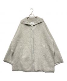 ETRE TOKYO（エトレトウキョウ）の古着「スリットスリーブニットポンチョ」｜グレー