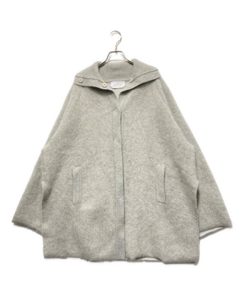 ETRE TOKYO（エトレトウキョウ）ETRE TOKYO (エトレトウキョウ) スリットスリーブニットポンチョ グレー サイズ:FREEの古着・服飾アイテム