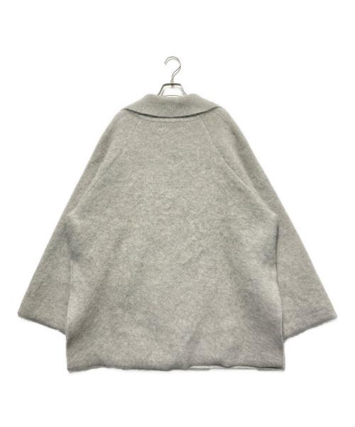ETRE TOKYO（エトレトウキョウ）ETRE TOKYO (エトレトウキョウ) スリットスリーブニットポンチョ グレー サイズ:FREEの古着・服飾アイテム