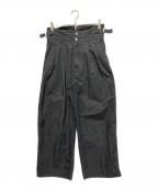 IRENISAイレニサ）の古着「HIGH WAIST PANTS」｜ブラック