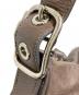 中古・古着 COACH (コーチ) レザーショルダーバッグ ブラウン：5000円