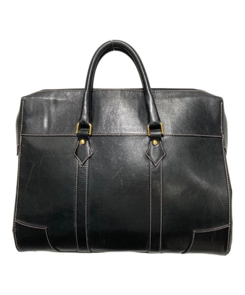 Vivienne Westwood（ヴィヴィアンウエストウッド）Vivienne Westwood (ヴィヴィアンウエストウッド) オーブレザービジネスバッグ ブラックの古着・服飾アイテム