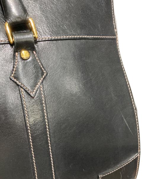 Vivienne Westwood（ヴィヴィアンウエストウッド）Vivienne Westwood (ヴィヴィアンウエストウッド) オーブレザービジネスバッグ ブラックの古着・服飾アイテム