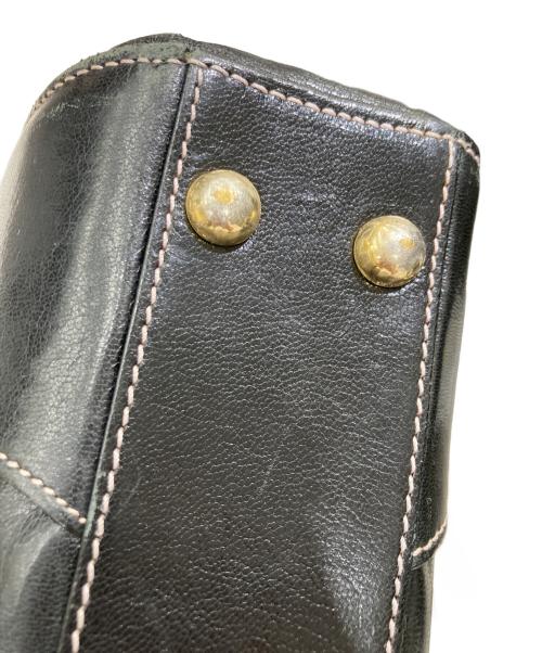 Vivienne Westwood（ヴィヴィアンウエストウッド）Vivienne Westwood (ヴィヴィアンウエストウッド) オーブレザービジネスバッグ ブラックの古着・服飾アイテム