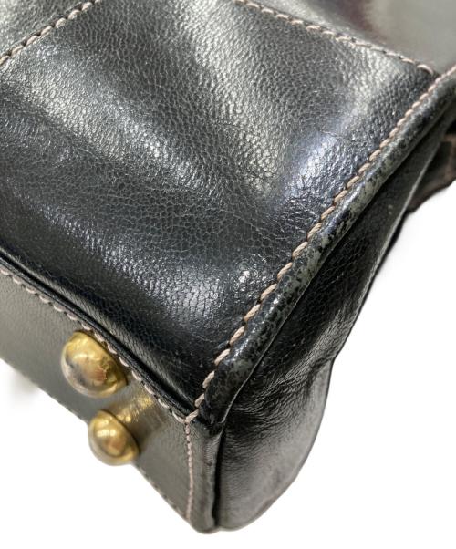 Vivienne Westwood（ヴィヴィアンウエストウッド）Vivienne Westwood (ヴィヴィアンウエストウッド) オーブレザービジネスバッグ ブラックの古着・服飾アイテム