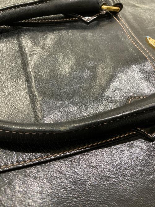 Vivienne Westwood（ヴィヴィアンウエストウッド）Vivienne Westwood (ヴィヴィアンウエストウッド) オーブレザービジネスバッグ ブラックの古着・服飾アイテム