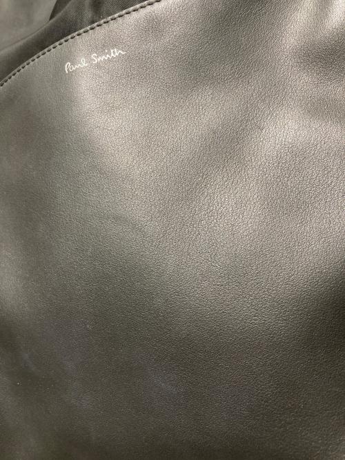 PAUL SMITH（ポールスミス）Paul Smith (ポールスミス) ナイロンストライプリュック ブラックの古着・服飾アイテム