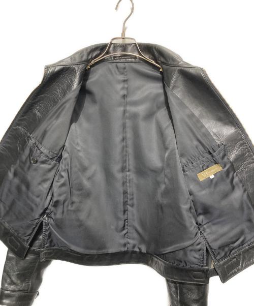 Y's for men（ワイズフォーメン）Y's for men (ワイズフォーメン) 02AW　ホースレザージャケット ブラック サイズ:2の古着・服飾アイテム