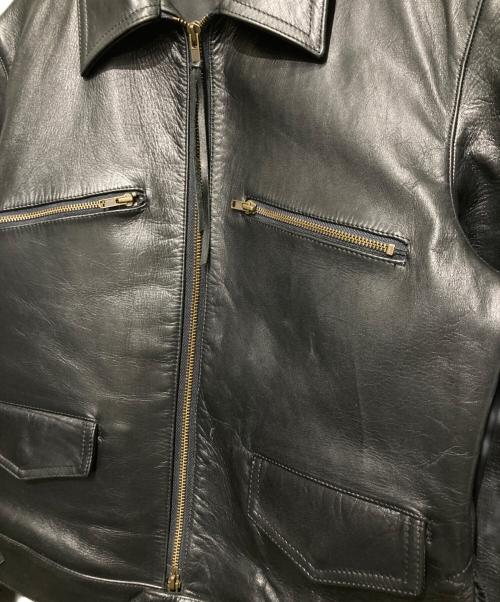 Y's for men（ワイズフォーメン）Y's for men (ワイズフォーメン) 02AW　ホースレザージャケット ブラック サイズ:2の古着・服飾アイテム