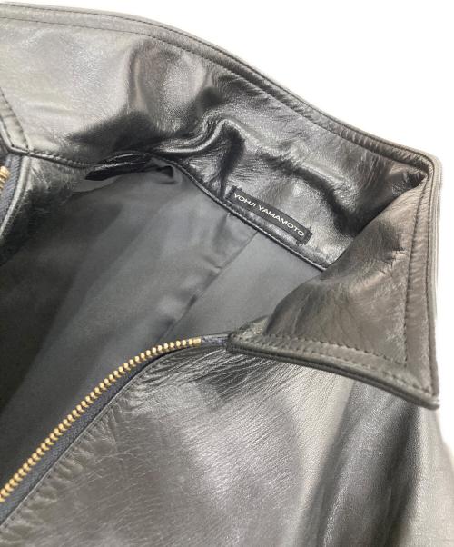 Y's for men（ワイズフォーメン）Y's for men (ワイズフォーメン) 02AW　ホースレザージャケット ブラック サイズ:2の古着・服飾アイテム