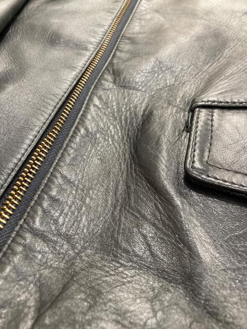 Y's for men（ワイズフォーメン）Y's for men (ワイズフォーメン) 02AW　ホースレザージャケット ブラック サイズ:2の古着・服飾アイテム