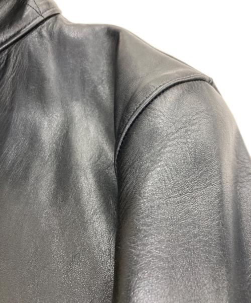 Y's for men（ワイズフォーメン）Y's for men (ワイズフォーメン) 02AW　ホースレザージャケット ブラック サイズ:2の古着・服飾アイテム