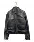 Y's for men（ワイズフォーメン）の古着「02AW　ホースレザージャケット」｜ブラック